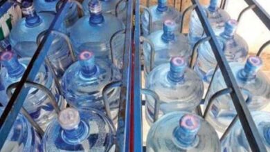 mineral water case