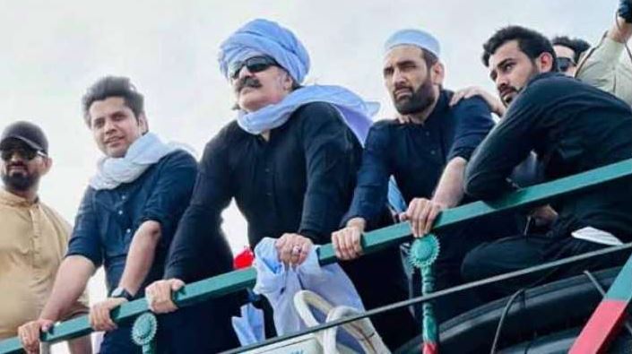 ali ameen gandapur reached in rawalpandi