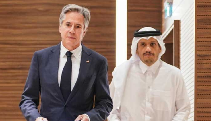 antony blinkon,pm qattar