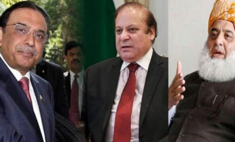 asif zardari,maulana fazal ur rehman,nawaz sharief