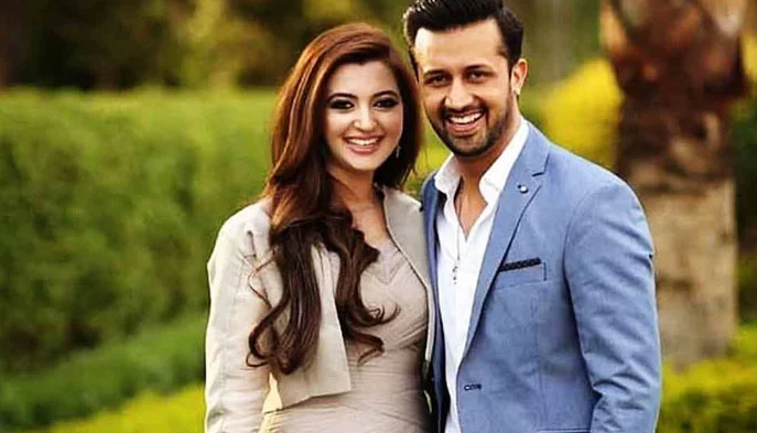 atif aslam,wife