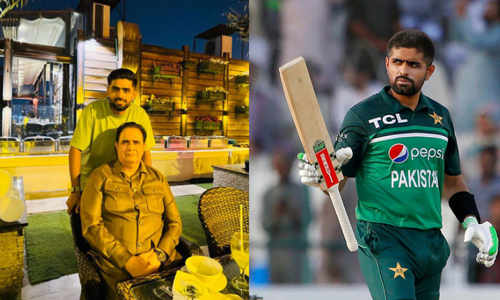 babar azam,father