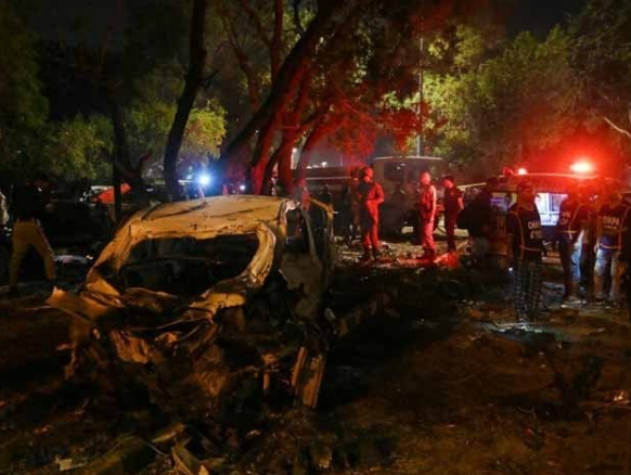 blast in karachi
