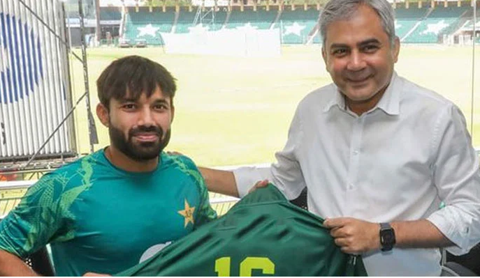 cricketer m rizwan became captain