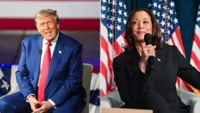dinalod trump,kamla harris