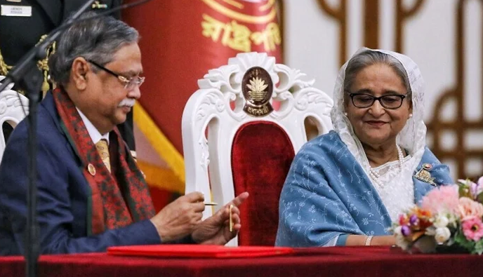 hasina wajid,mohammad shahab uddin