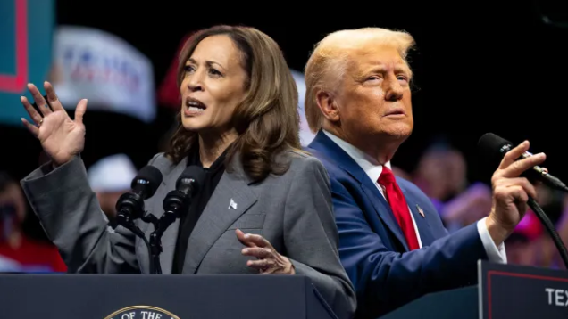 kamla harris,donalod trump