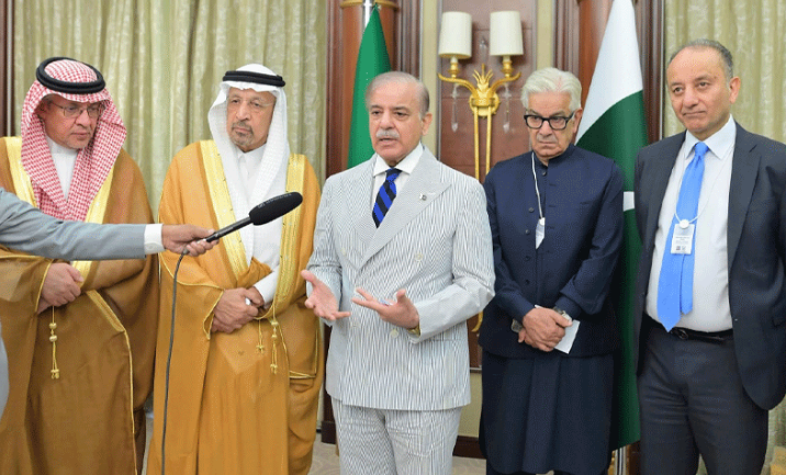 pm shebaz sharief visit saudi