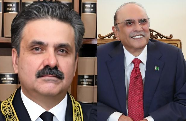 president asif ali zardari,justice yahaya afridi