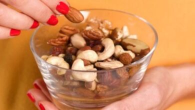 Walnuts and various nuts