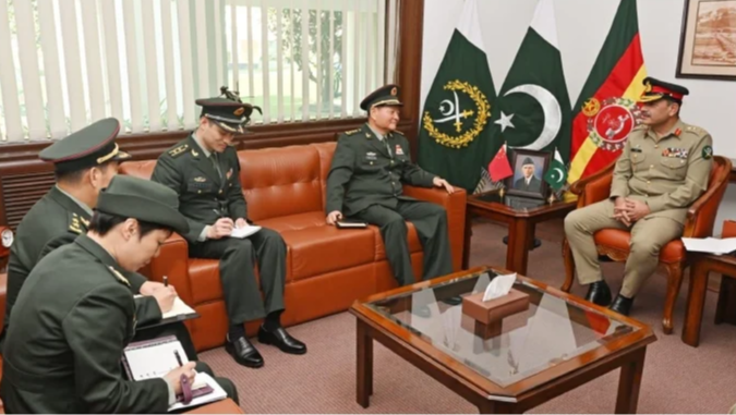 army chief with chines voice chairman