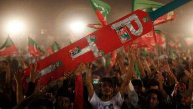 businessman talk about pti protest