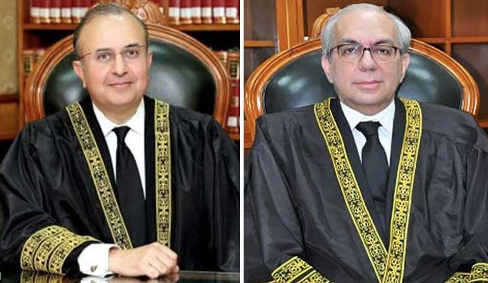 justice mansoor ali shah,justice muneeb akhtar
