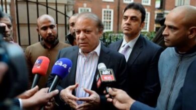 nawaz sharief media talk in london