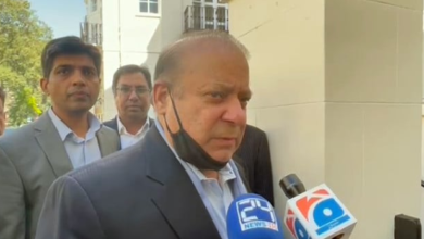 nawaz sharief media talk in london