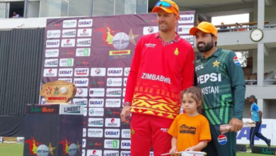 orange color caps in cricket match