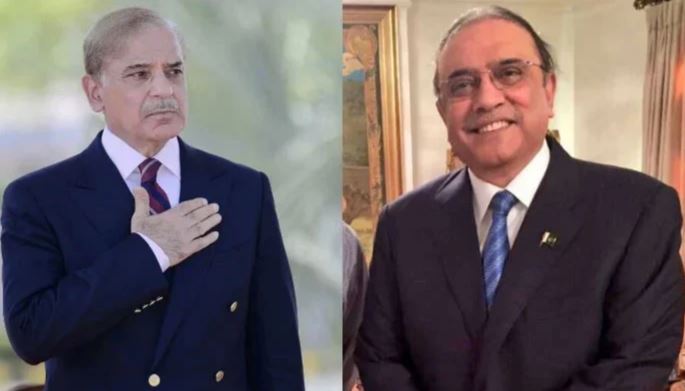 president asif zardari,pm shebaz sharief