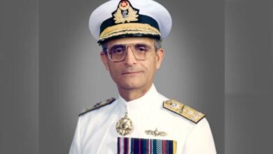 Former Chief of the Pakistan Navy Admiral yastoor ul haq malik