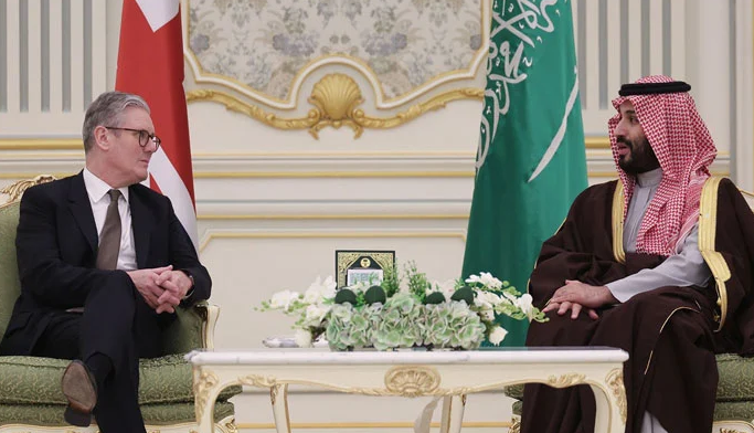 britain pm ,crown prince mbs