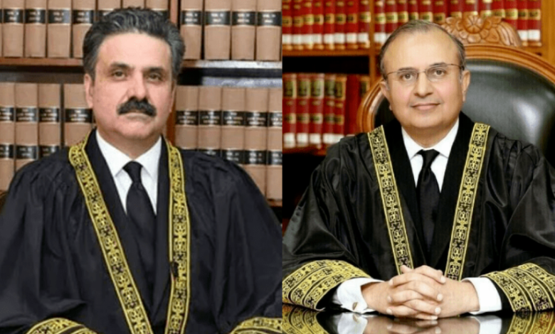 chief justice yahya afridi,justice mansoor ali shah