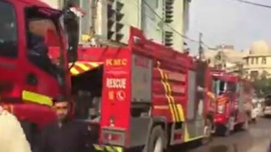 fire in karachi