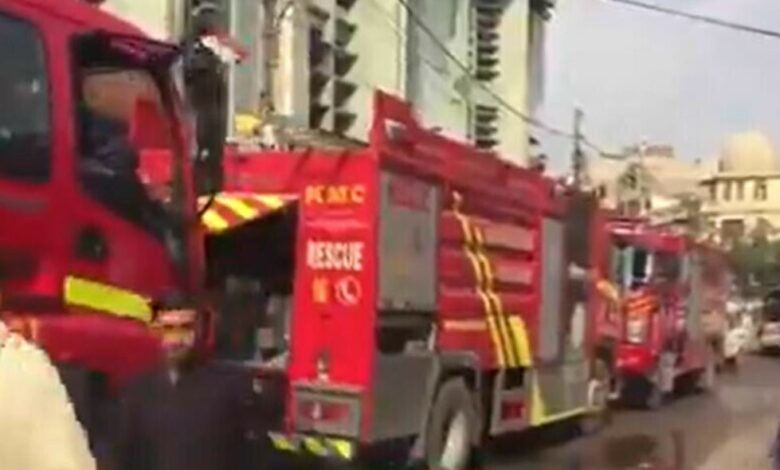 fire in karachi