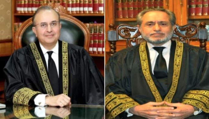 justice mansoor ali shah and justice mando khail