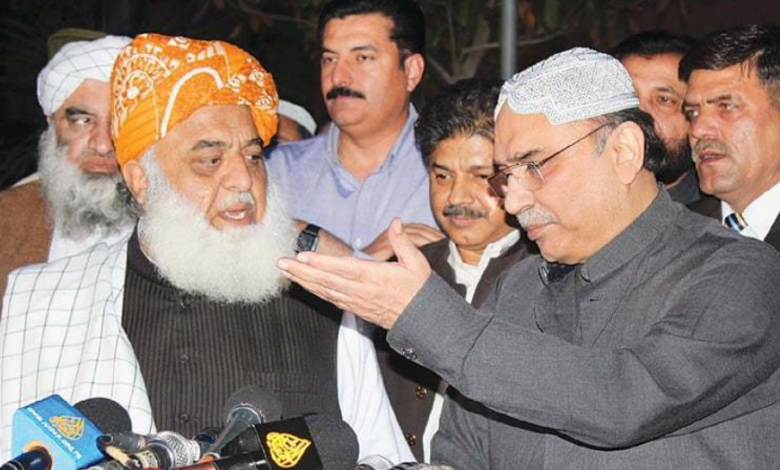 maulana fazal ur rehman,asif zardari
