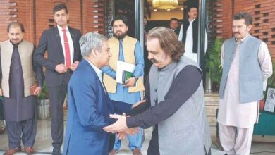 mohsin naqvi and ali amin gandapur