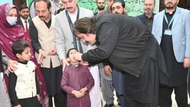 polio cases and ali ameen gandapur