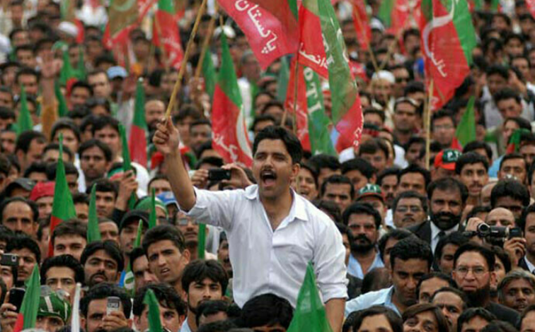 pti protest