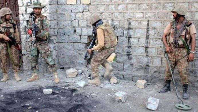 security forceses opration in lucky marwat