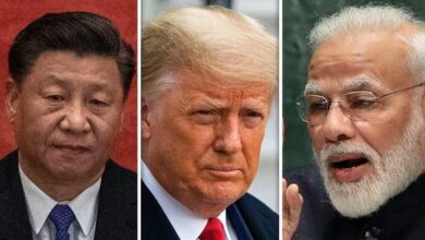 trump modi and china