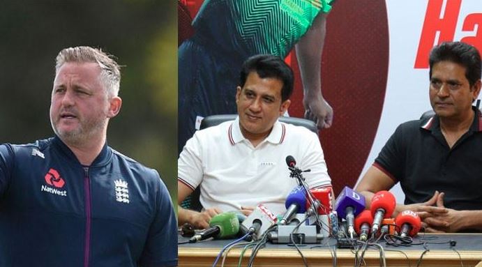 Darren Gough and aqib javed