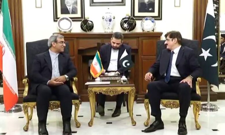 Governor of Iran's Khorasan Razavi Province meets Sindh Chief Minister Syed Murad Ali Shah