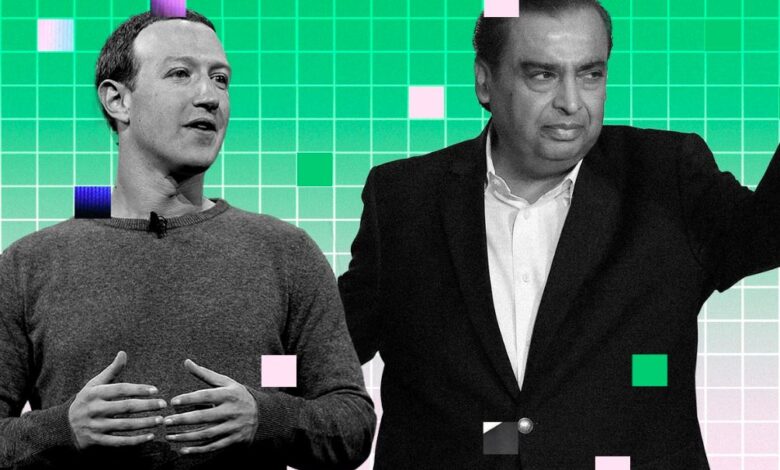 ambani and zuckerberg