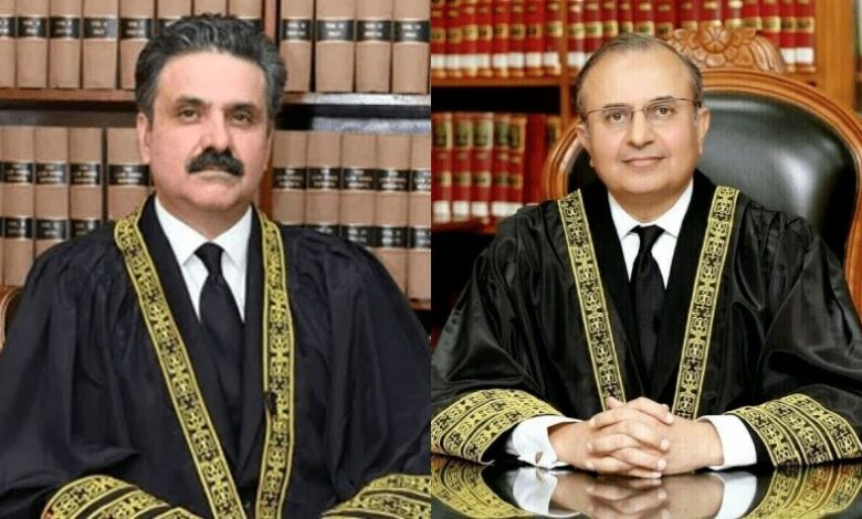 justice yahya afridi and justice mansoor ali shah
