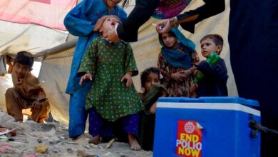 polio cases in pakistan and afghanistan