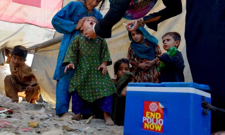 polio cases in pakistan and afghanistan