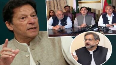 pti worker and opposition meeting with shahid khaqaan abbasi