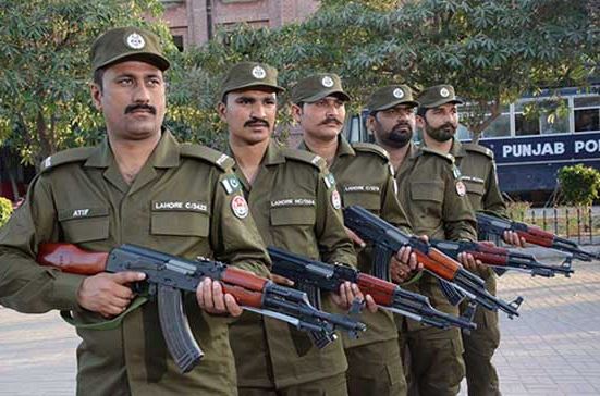punjab police in action
