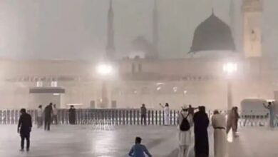 rain in madina