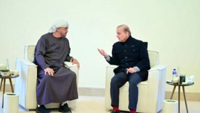 shahbaz sharif meeting with president uae