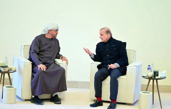 shahbaz sharif meeting with president uae
