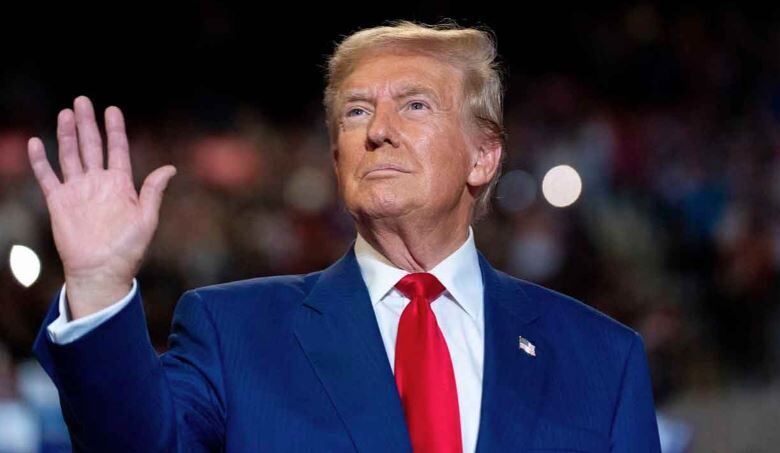 trump othe cermoney place
