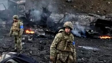 ukrain and ross fight