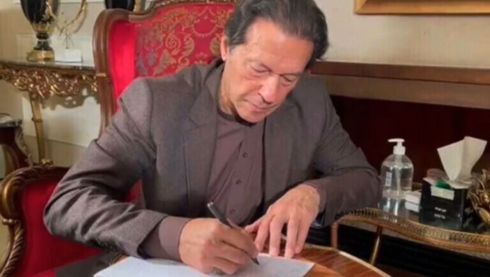 imran khan letter