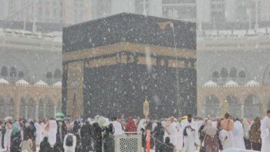 Rain in Mecca