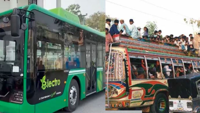 disel bus change in electric bus