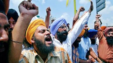 indian sikh on strike